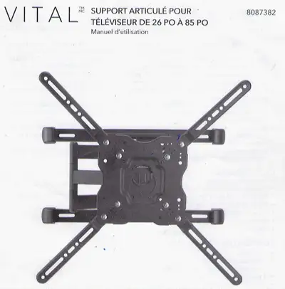 Support articulé télévision, View more