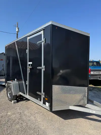2019 enclosed full aluminum freshly painted inside has lots of tie downs everything works, tires and...