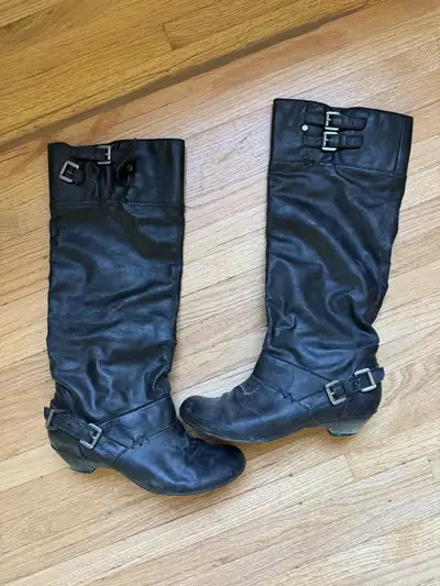 women’s long black boots, View more