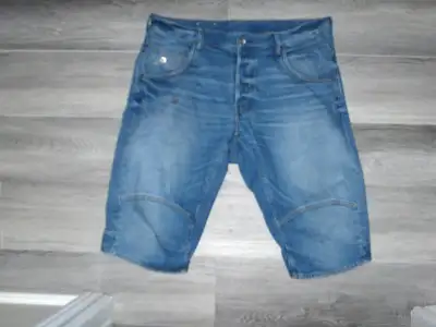 & DENIM Straight Fit Men's 36 Waist Denim Shorts, View more