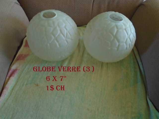 Globe en verre VINTAGE, cannes dans Autre  à Lanaudière - Image 4