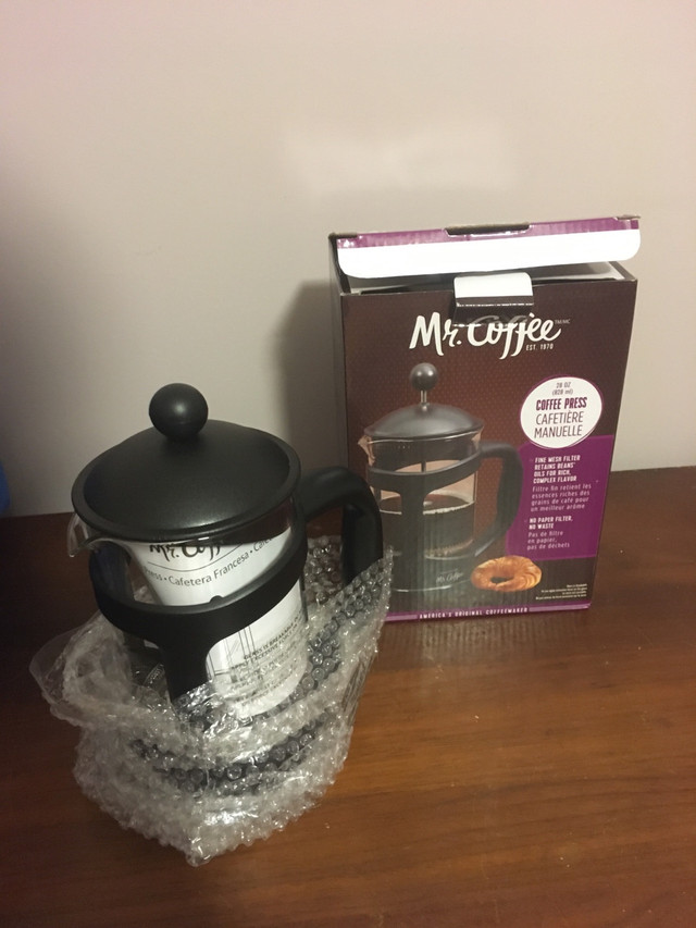 MR. COFFEE - NWT - COFFEE PRESS / FRENCH PRESS in Coffee Makers in Belleville