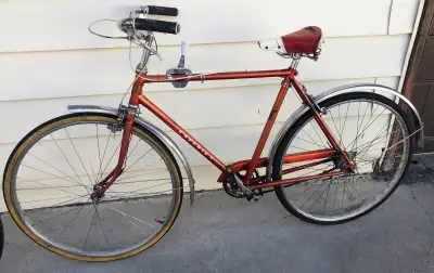 1963 Garry Sports (Raleigh) 3-speed Cruiser Bike, View more