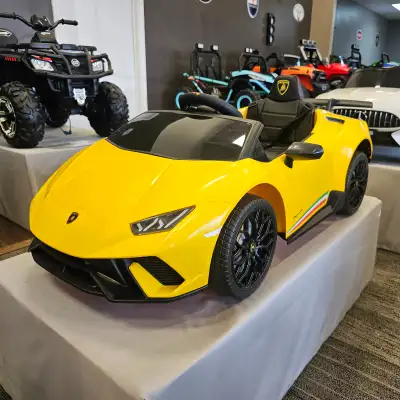 Luxury Kids Ride-On Cars, Trucks with Leather Seats & Lights, View more