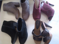 10 pairs Women`s Shoes/Ankle Boots/Heels size 8 any pair for $5