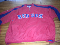 Boston Red Sox 1/4 Zip Majestic Authentic Collection Size Large