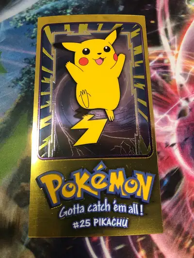 Pikachu Topps Pokemon Card Box Topper, View more