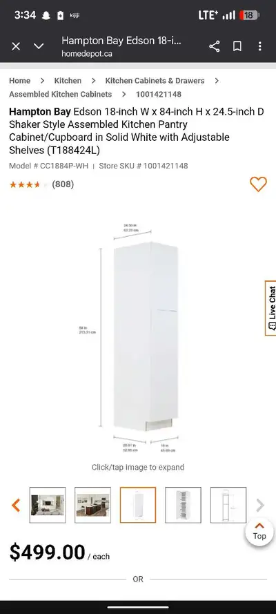 Tall kitchen Pantry , View more