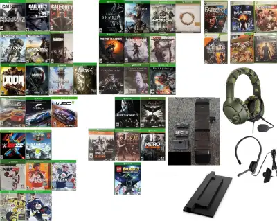 XBOX One Games and Accessories (see prices in description), View more