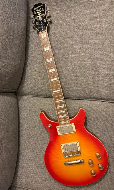 Reduced! 2018 Epiphone DC Pro Double Cut Cherry Sunburst, View more
