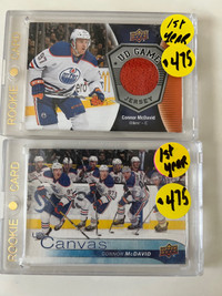 2 x Connor 1st year Cards, Only $475 each. Edmonton Edmonton Area Preview