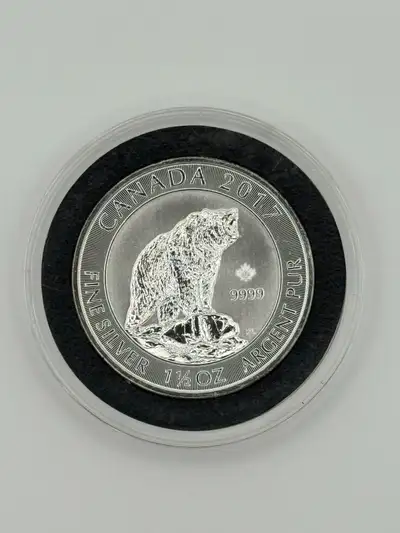 2017 Canada 1.5 oz Silver Polar Bear Coin, View more
