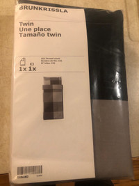 IKEA Duvet cover and pillowcase Twin - New sealed package 
