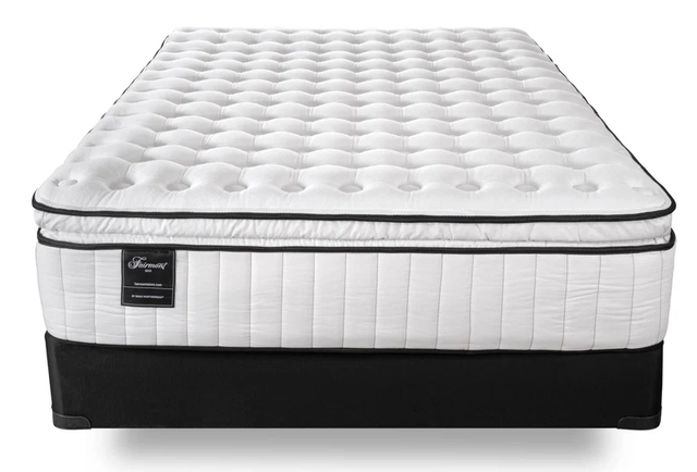 Sealy Fairmont Double Mattress with Box Spring and Metal Frame