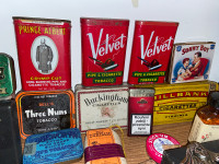 Antique and vintage tins