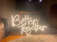 Better Together Neon - like Sign