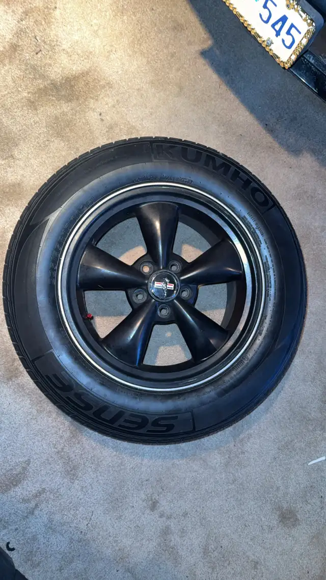 5x114.3 original black mustang rims and tires in Tires & Rims in Sudbury - Image 6