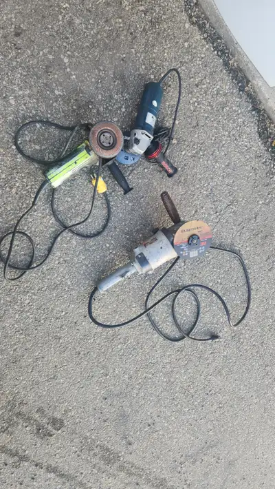 Makita 5'inch angle grinder 95 $cash 4 other grinders ava!, View more