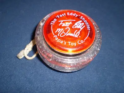 Fast Eddy McDonald Shooter Yo Yo $5 Green Yo Yo with 4 Bearings and Springs $10 M Yo Yo, Red and Blu...