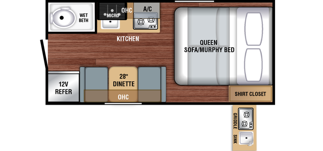 Rugged, Off-Grid, Compact Trailer in Travel Trailers & Campers in Comox / Courtenay / Cumberland - Image 8
