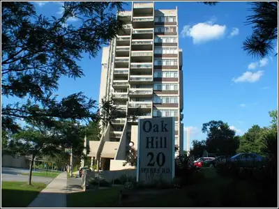Large one bedroom condo for lease in Central Oakville. In suite laundry and one underground parking...