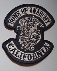 Son Of Anarchy  California Embroided Patch