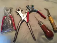 Assorted Leather Working Tools