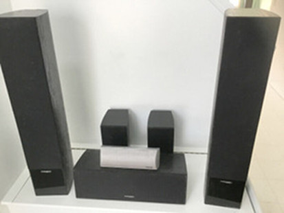 Denon surround sound amplifier:  Can power 7 speakers + has in Video & TV Accessories in Edmonton