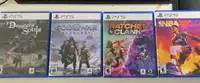 Several PS5 games for sale