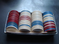 Old poker chips