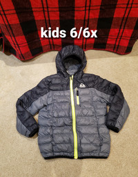 Kids 6/6x Gerry down winter puffer jacket 