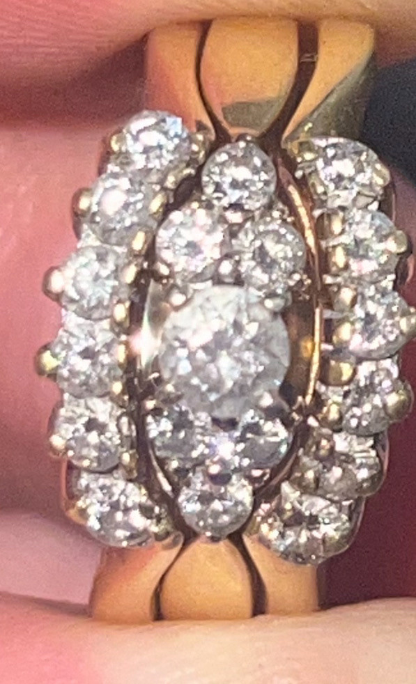 Diamond wedding bands 3 piece set  in Jewellery & Watches in Victoria