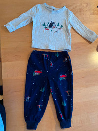 Pyjama deux pièces de Noël pour bébé 18 mois (C364)