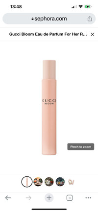 Gucci Bloom Eau de Parfum For Her Rollerball 7.4ml 0.35 Oz