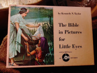 FIRST $60 The Bible inPictures for Little Eyes Book &16 Records