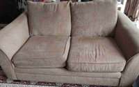 2 Light brown couches