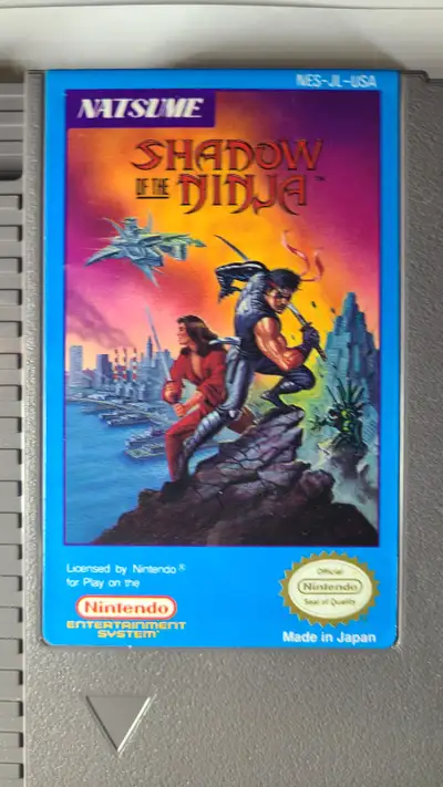 Shadow Of The Ninja for Nintendo. 1985 original., View more