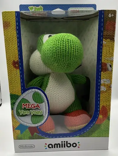 MEGA YARN YOSHI AMIIBO-SEALED, View more