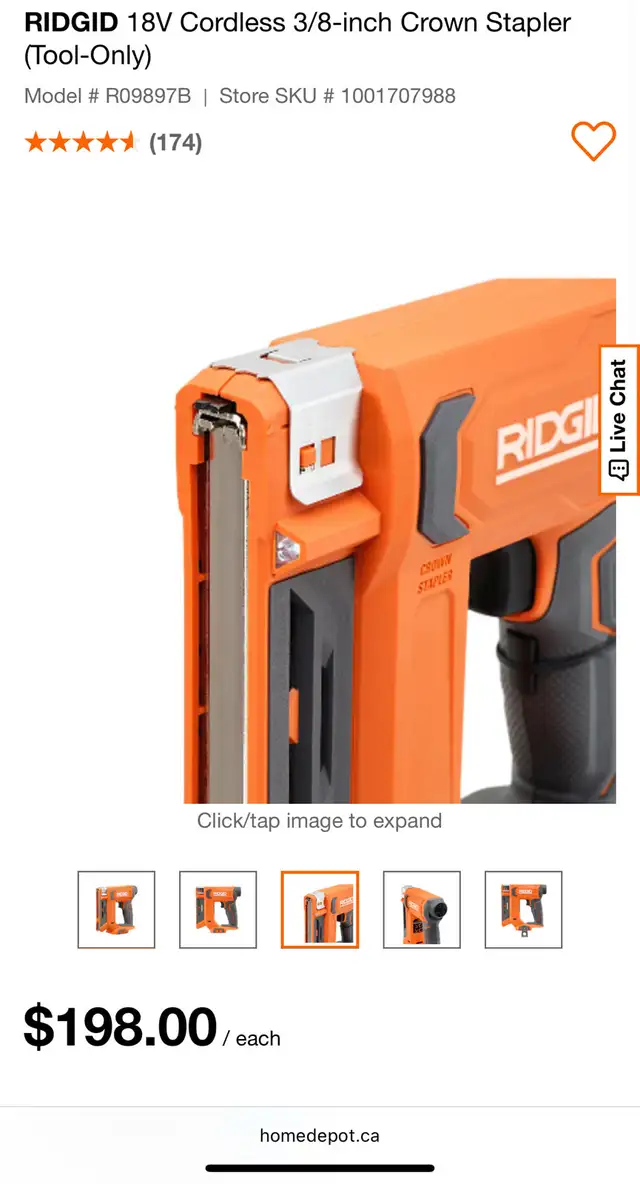 Ridgid stapler  in Power Tools in Markham / York Region - Image 3