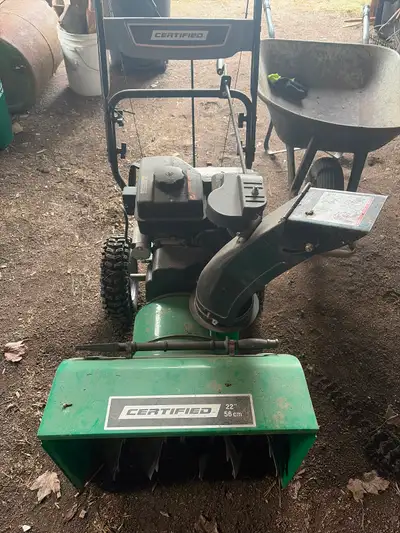 Certified snow blower, View more