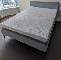 Full / Double Bed Frame (IKEA) + Mattress (Endy)