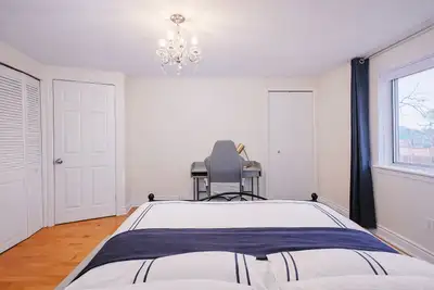 Master bedroom with private bathroom for rent, View more