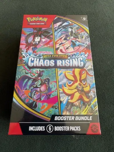 [NEW 6 PACKS] Pokemon Chaos Rising Booster Bundle Pokemon Cards, View more