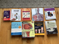 Livres anatomie, naturopathie, ostéopathie 