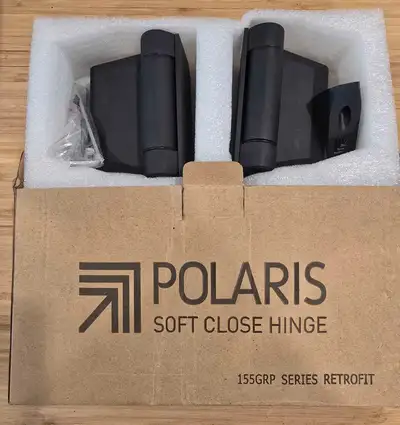 Polaris glass door soft close hinge  - never installed, View more