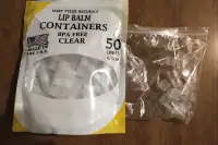 Mary Tylor Empty DIY Clear Lip Balm Containers