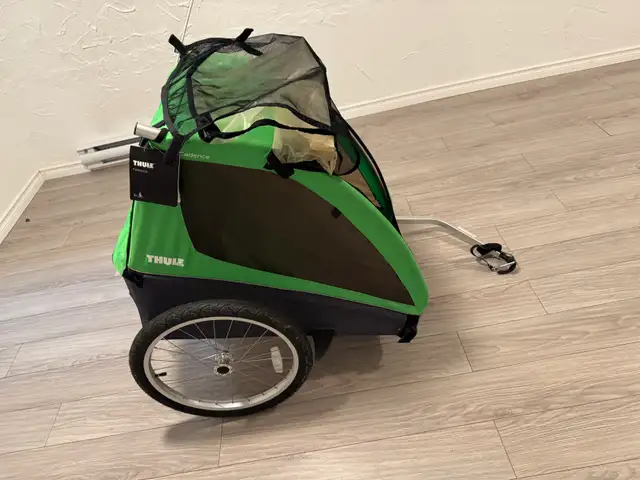 Thule Bike Trailer 2 Kids – Cadence Double – Lightly Used – $130 in Kids in Mississauga / Peel Region - Image 5