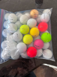 Golf Balls white and colour 40 balls