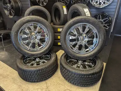 ALL-SEASON WHEEL PACKAGE FOR CHEVROLET SILVERADO Upgrade your ride with style and performance — all...