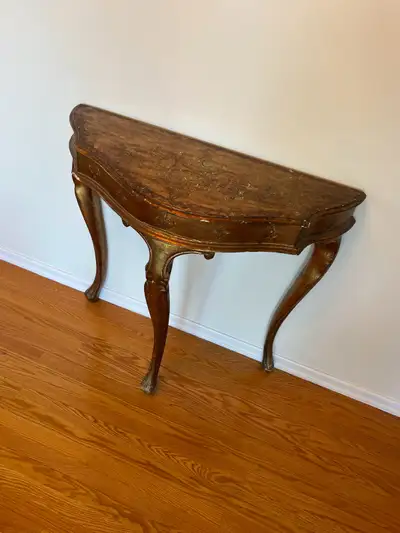 Vintage Italian Style Hall Console Table, View more